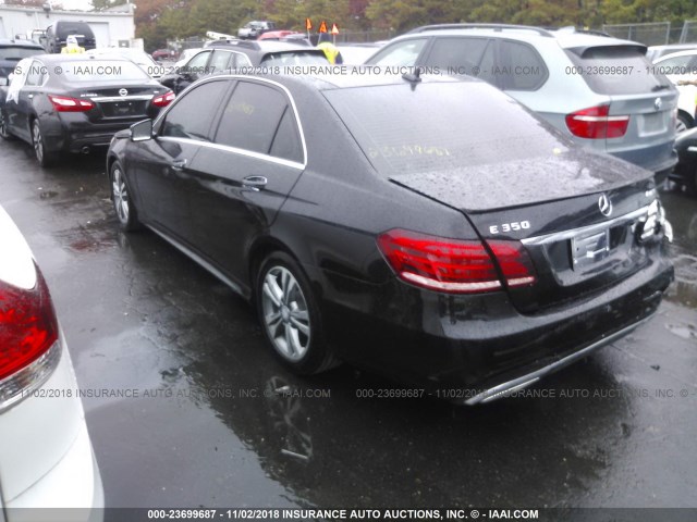 WDDHF8JB7EA866950 - 2014 MERCEDES-BENZ E 350 4MATIC BLACK photo 3