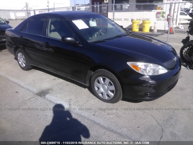 4T1BE32K83U251612 - 2003 TOYOTA CAMRY LE/XLE/SE BLACK photo 1