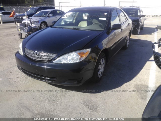 4T1BE32K83U251612 - 2003 TOYOTA CAMRY LE/XLE/SE BLACK photo 2