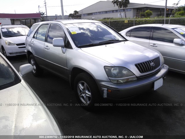 JT6HF10U6Y0096486 - 2000 LEXUS RX 300 SILVER photo 1