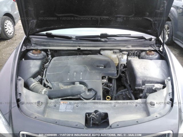 1G1ZB5EB7AF260332 - 2010 CHEVROLET MALIBU LS ყავისფერი ფოტო 10