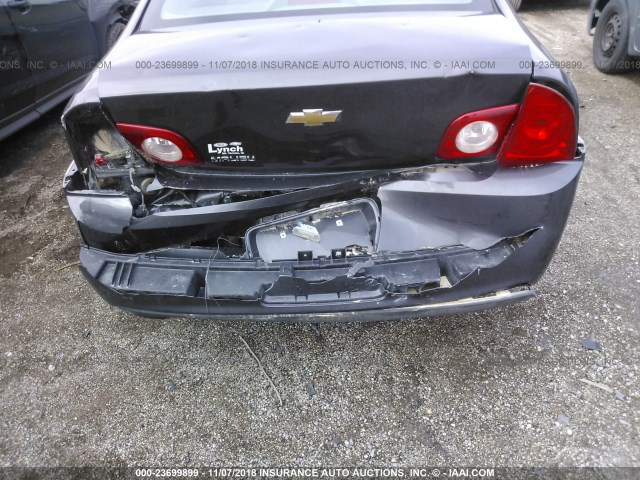 1G1ZB5EB7AF260332 - 2010 CHEVROLET MALIBU LS ყავისფერი ფოტო 6