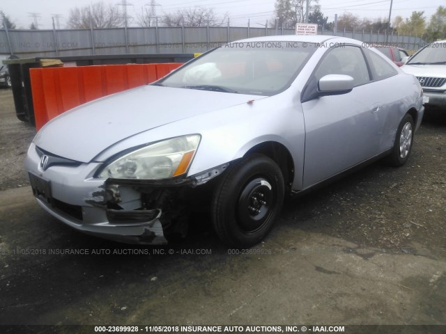 1HGCM72284A019227 - 2004 HONDA ACCORD LX SILVER photo 2