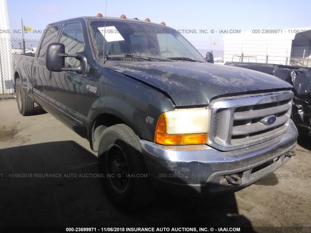 1FTSW30S91EA76430 - 2001 FORD F350 SRW SUPER DUTY GRAY photo 1