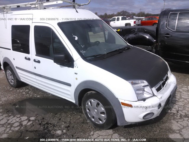 NM0LS7BN7BT043158 - 2011 FORD TRANSIT CONNECT XLT WHITE photo 1