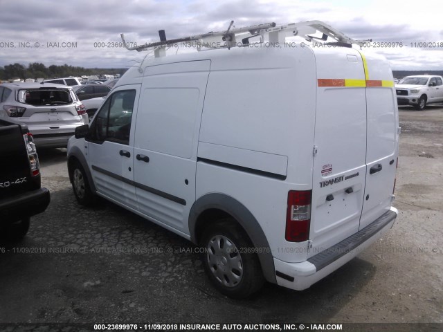 NM0LS7BN7BT043158 - 2011 FORD TRANSIT CONNECT XLT WHITE photo 3