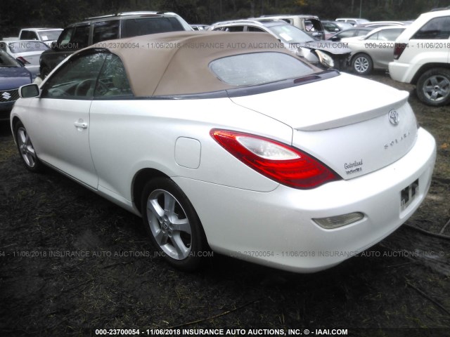 4T1FA38P38U142434 - 2008 TOYOTA CAMRY SOLARA SE/SLE/SPORT WHITE photo 3