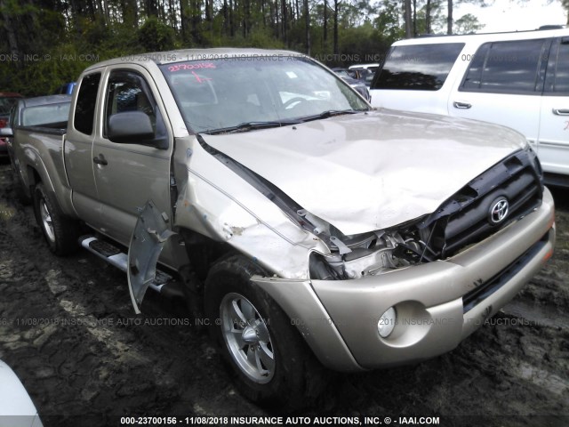 5TEUU42N05Z054704 - 2005 TOYOTA TACOMA ACCESS CAB ბეჟი ფოტო 1