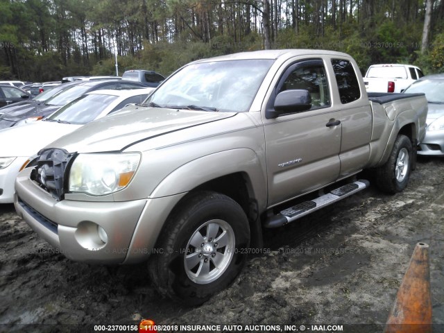5TEUU42N05Z054704 - 2005 TOYOTA TACOMA ACCESS CAB ბეჟი ფოტო 2
