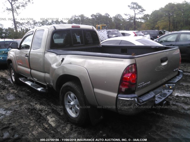 5TEUU42N05Z054704 - 2005 TOYOTA TACOMA ACCESS CAB ბეჟი ფოტო 3