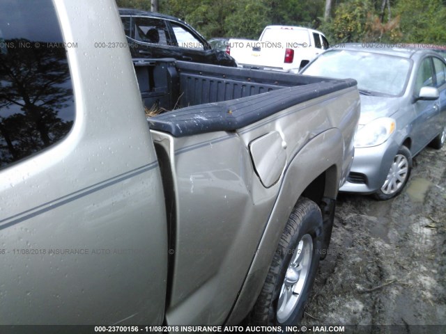 5TEUU42N05Z054704 - 2005 TOYOTA TACOMA ACCESS CAB BEIGE photo 6