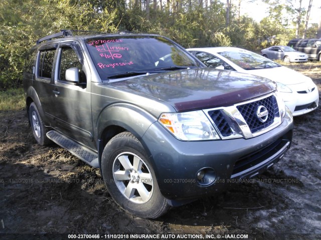 5N1AR18U98C653522 - 2008 NISSAN PATHFINDER S/LE/SE GRAY photo 1