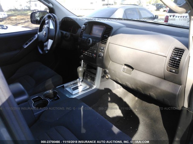 5N1AR18U98C653522 - 2008 NISSAN PATHFINDER S/LE/SE GRAY photo 5