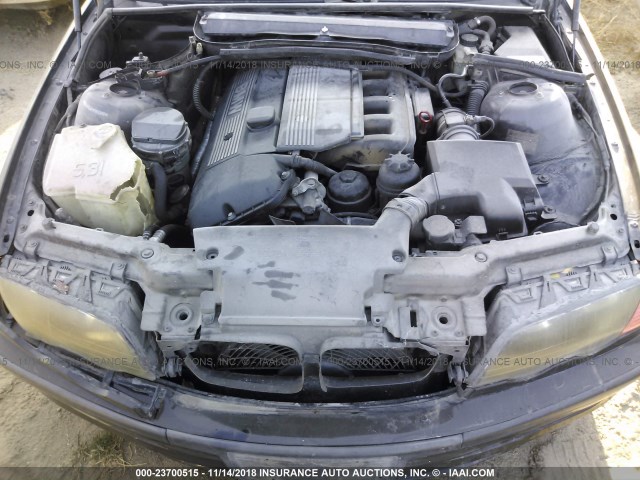 WBAAM5335XFR00666 - 1999 BMW 328 I AUTOMATIC შავი ფოტო 10