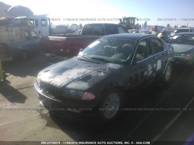 WBAAM5335XFR00666 - 1999 BMW 328 I AUTOMATIC შავი ფოტო 2