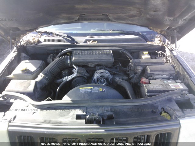 1J8HG48KX6C356841 - 2006 JEEP COMMANDER GRAY photo 10