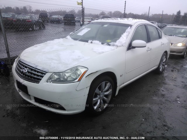 JNKAY01F86M252238 - 2006 INFINITI M35 SPORT WHITE photo 2