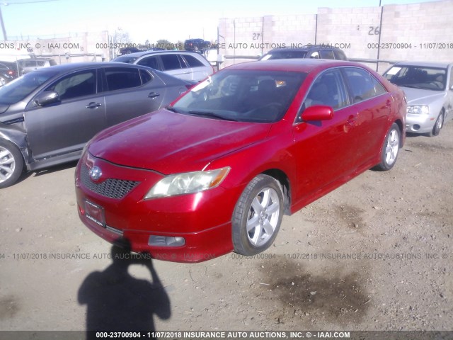4T1BK46K99U079012 - 2009 TOYOTA CAMRY SE/LE/XLE RED photo 2