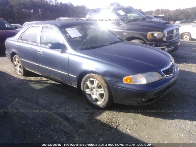 1YVGF22D225289147 - 2002 MAZDA 626 ES/LX BLUE photo 1