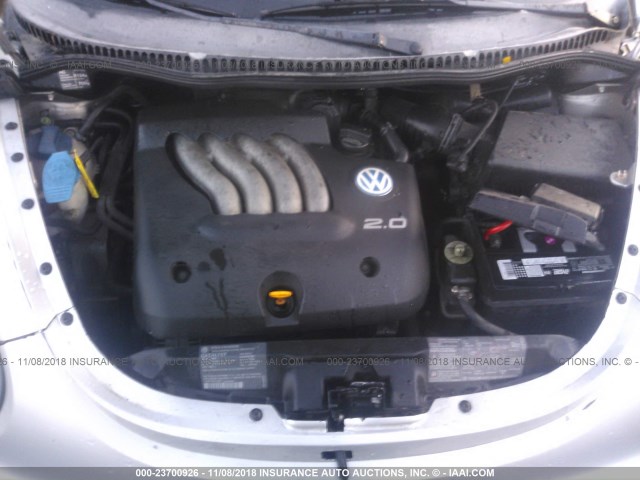 3VWBB61C2WM007775 - 1998 VOLKSWAGEN NEW BEETLE 银色 照片 10