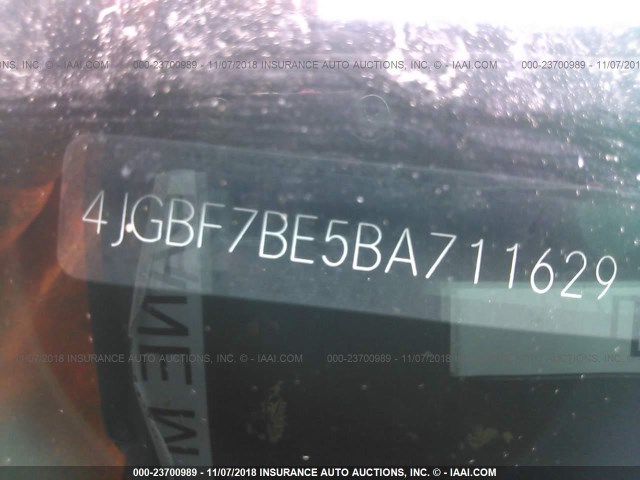 4JGBF7BE5BA711629 - 2011 MERCEDES-BENZ GL 450 4MATIC CREAM photo 9