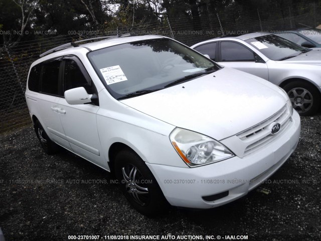 KNDMB233466018147 - 2006 KIA SEDONA EX/LX WHITE photo 1