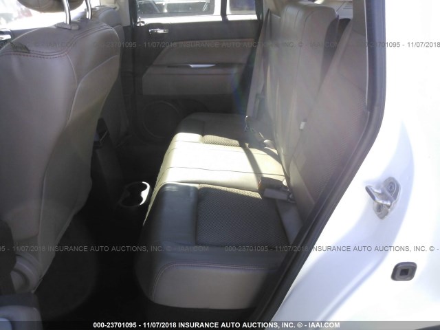 1C4NJCEBXED628310 - 2014 JEEP COMPASS LATITUDE თეთრი ფოტო 8