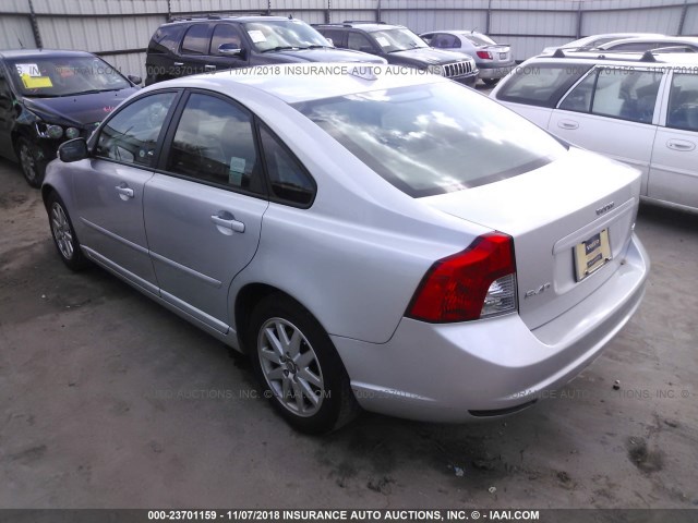 YV1MS382882383537 - 2008 VOLVO S40 2.4I SILVER photo 3