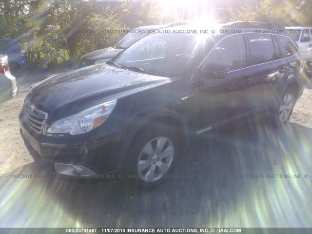 4S4BRBGC2C3272560 - 2012 SUBARU OUTBACK 2.5I PREMIUM BLACK photo 2