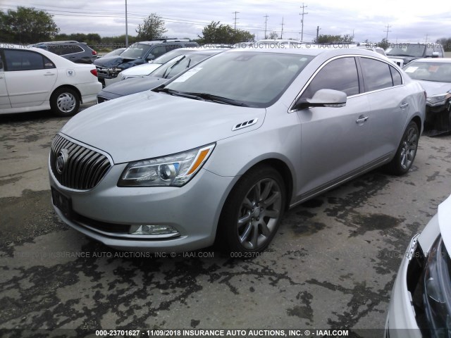 1G4GD5G37EF177029 - 2014 BUICK LACROSSE PREMIUM SILVER photo 2