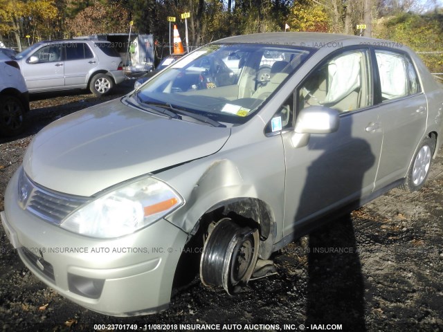 3N1BC11EX7L411650 - 2007 NISSAN VERSA S/SL BEIGE photo 6