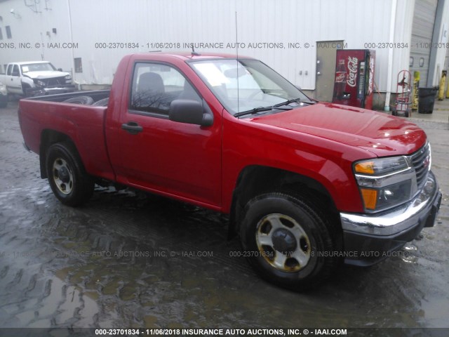 1GTHTBD9XA8108028 - 2010 GMC CANYON RED photo 1