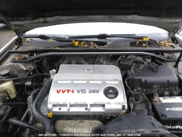 4T1BF32K43U556165 - 2003 TOYOTA CAMRY LE/XLE/SE SILVER photo 10