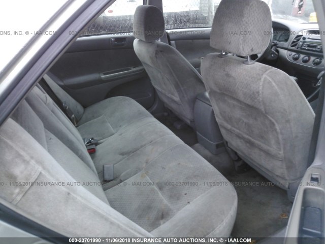 4T1BF32K43U556165 - 2003 TOYOTA CAMRY LE/XLE/SE SILVER photo 8