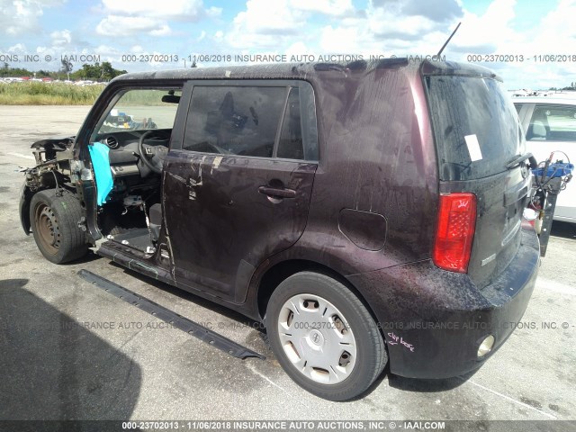 JTLKE50E281042652 - 2008 TOYOTA SCION XB იასამნისფერი ფოტო 3