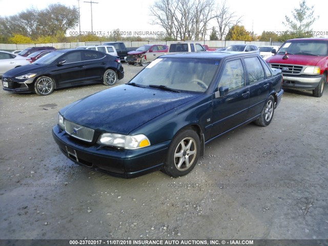 YV1LS56D8X2593307 - 1999 VOLVO S70 GLT GREEN photo 2