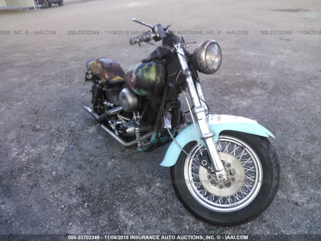1HD1BCK18BY018772 - 1981 HARLEY-DAVIDSON FXS TEAL photo 1