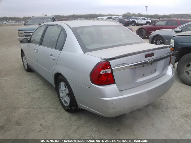 1G1ZT52885F237962 - 2005 CHEVROLET MALIBU LS 银色 照片 3