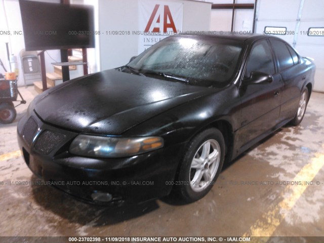 1G2HY52K25U115565 - 2005 PONTIAC BONNEVILLE SLE BLACK photo 2