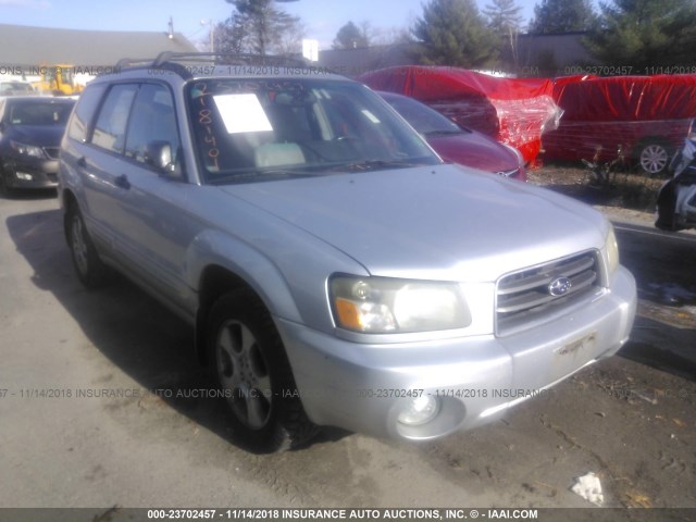 JF1SG656X4H725154 - 2004 SUBARU FORESTER 2.5XS Күміс фото 1