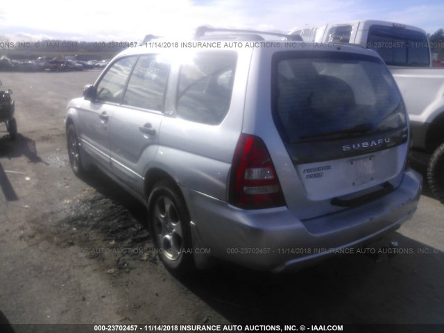 JF1SG656X4H725154 - 2004 SUBARU FORESTER 2.5XS SILVER photo 3