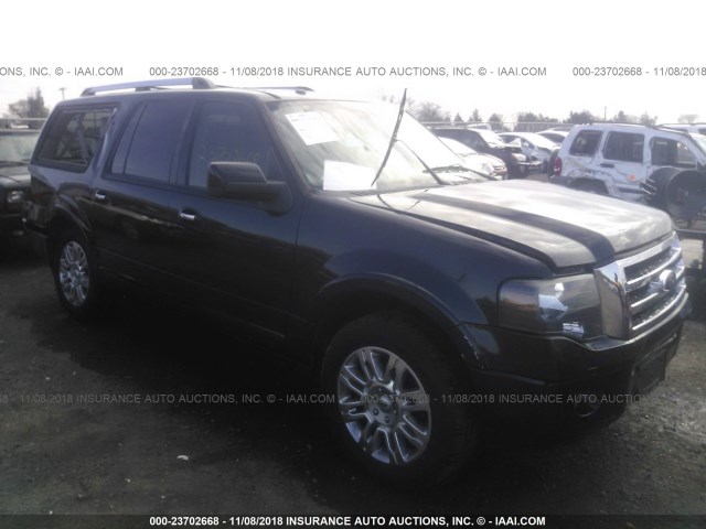 1FMJK1K59BEF18042 - 2011 FORD EXPEDITION EL LIMITED BLACK photo 1