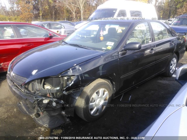 4T1BE32K74U292055 - 2004 TOYOTA CAMRY LE/XLE/SE BLACK photo 2