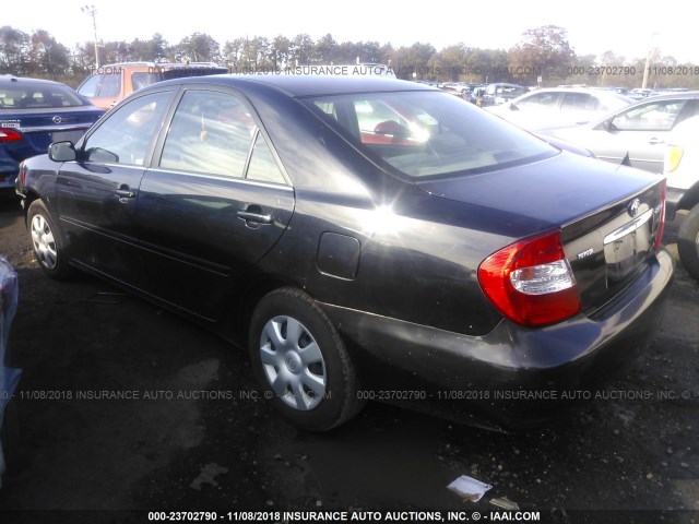4T1BE32K74U292055 - 2004 TOYOTA CAMRY LE/XLE/SE BLACK photo 3
