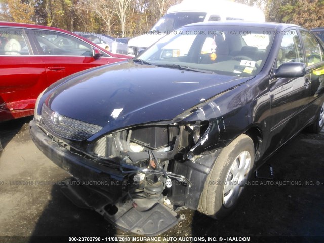 4T1BE32K74U292055 - 2004 TOYOTA CAMRY LE/XLE/SE BLACK photo 6