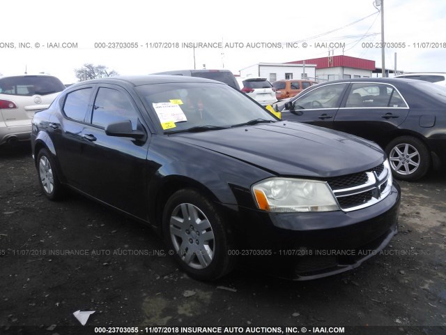 1B3BD4FB6BN566135 - 2011 DODGE AVENGER EXPRESS 黑色 照片 1