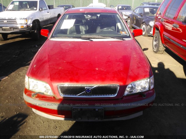 YV1VW2553YF435229 - 2000 VOLVO V40 RED photo 6