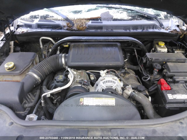 1J8HH48P37C574422 - 2007 JEEP COMMANDER BLACK photo 10