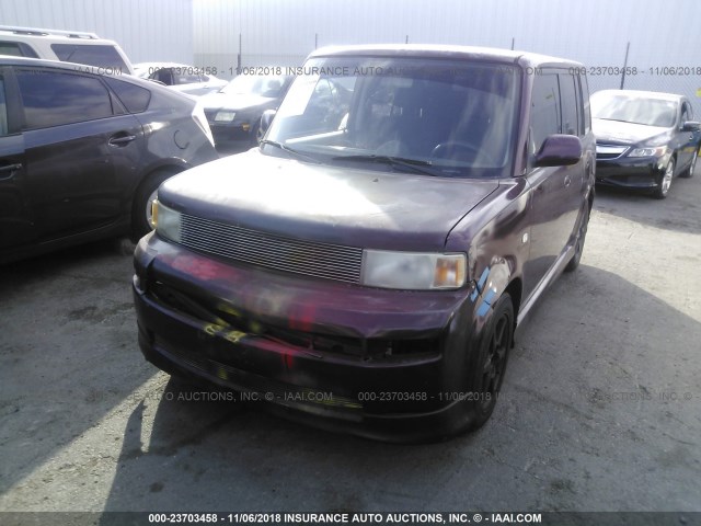 JTLKT324X50216984 - 2005 TOYOTA SCION XB Қызыл фото 2