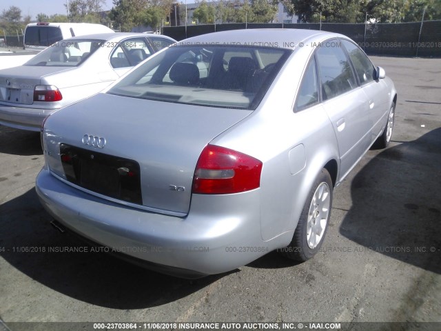 WAUJT64B83N001864 - 2003 AUDI A6 3 SILVER photo 4